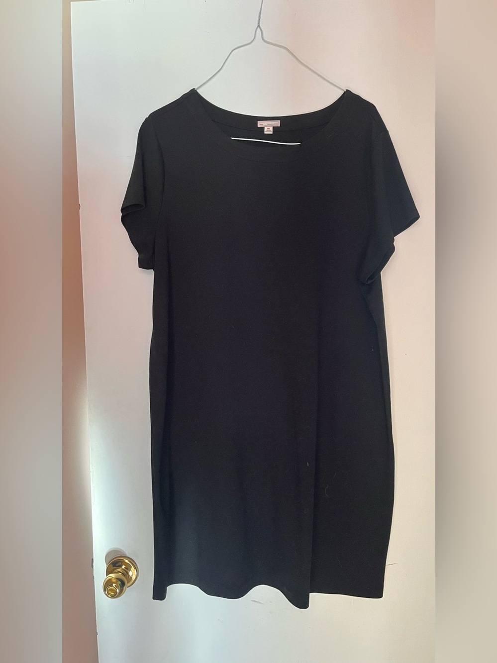GAP Black Short Sleeve Tunic Top